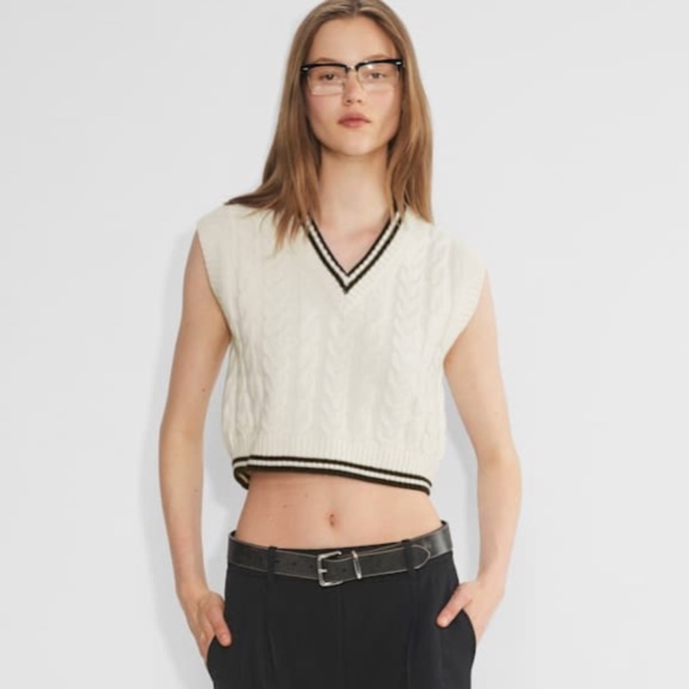 Aritzia Sunday Best Wool Winston Sweater Vest